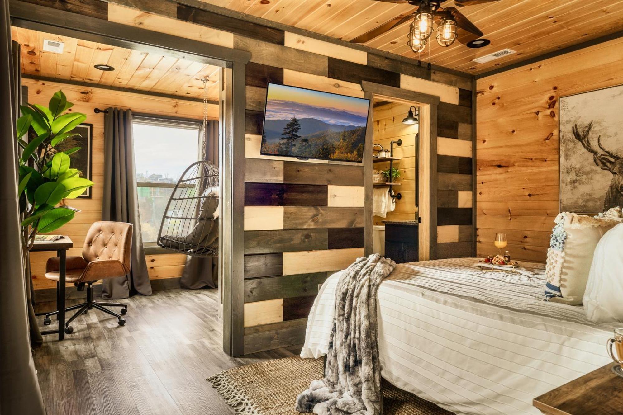 Mountainscape - Brand New Cabin W Views - Hottub - Firetable - Ps5 - Pooltable - 3 Pools Gatlinburg Eksteriør billede