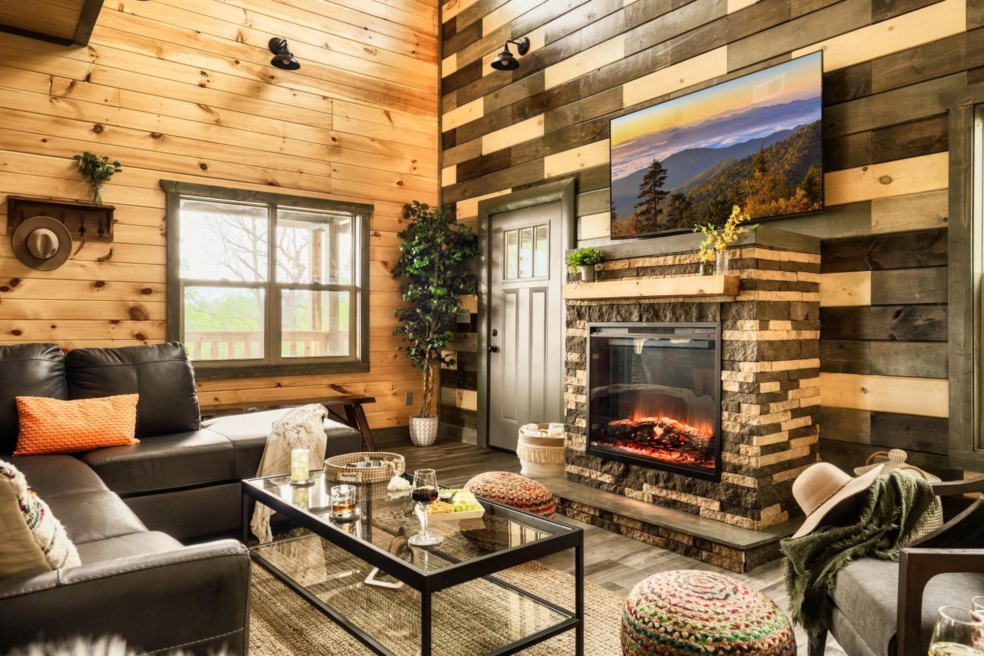Mountainscape - Brand New Cabin W Views - Hottub - Firetable - Ps5 - Pooltable - 3 Pools Gatlinburg Eksteriør billede